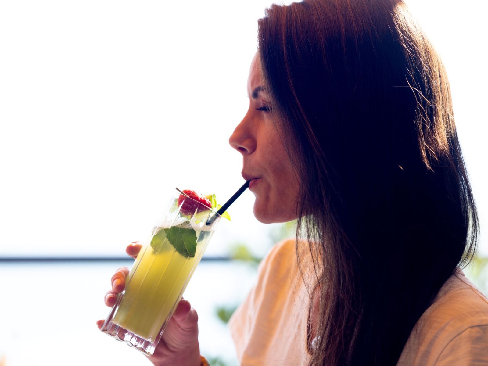 Patient enjoying her fasting cure