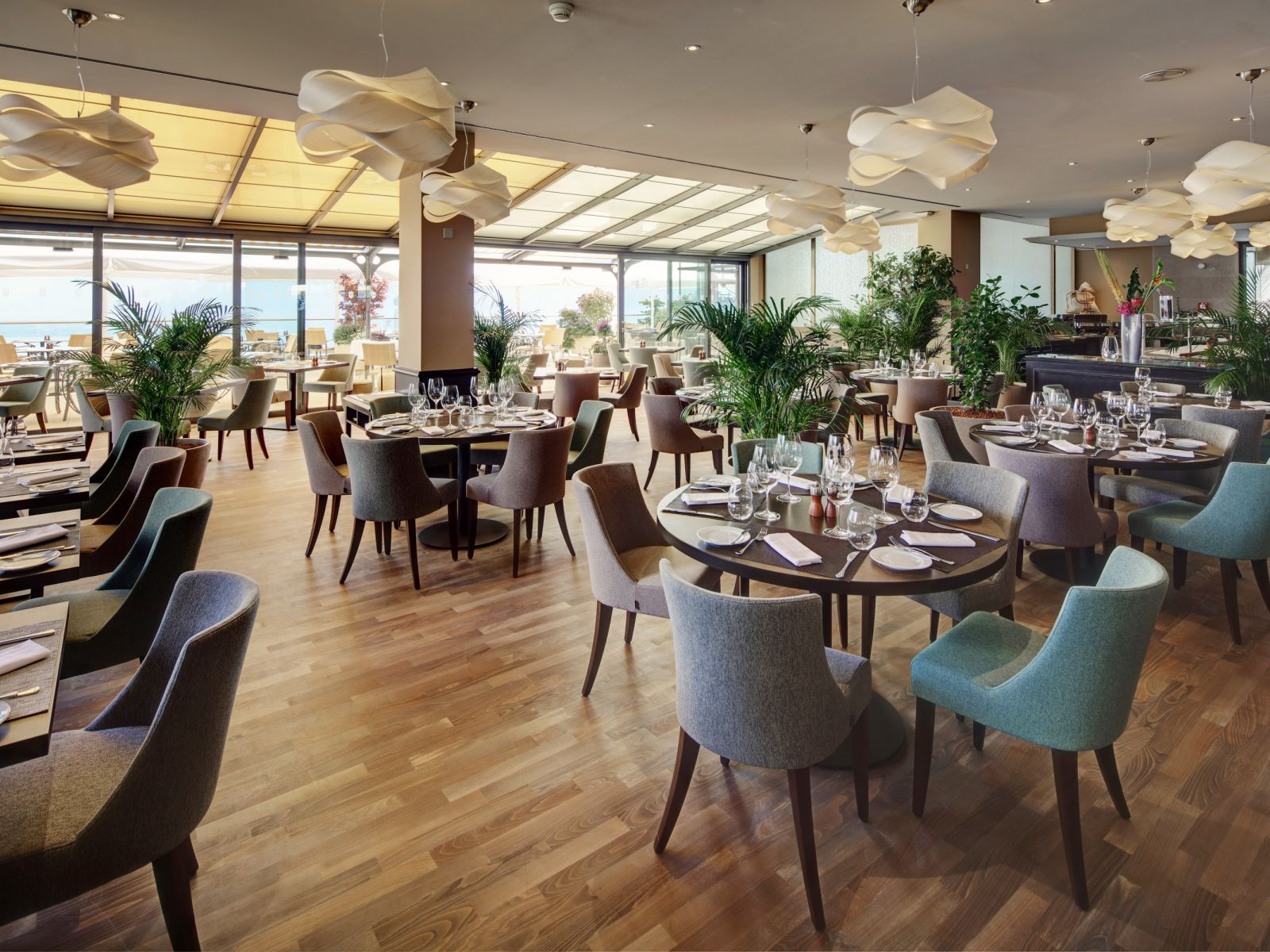 Patio restaurant of Mirador hotel