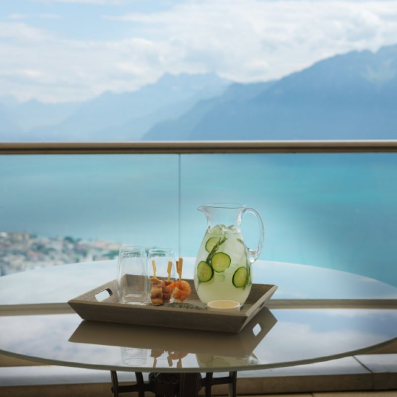Junior suite balcon of Mirador hotel