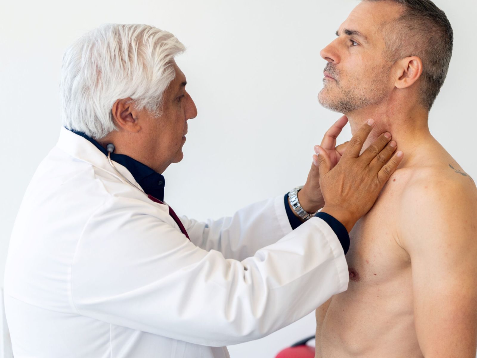 Examination by the head physician